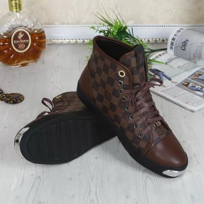 LV High-Top Fashion Men Shoes--063